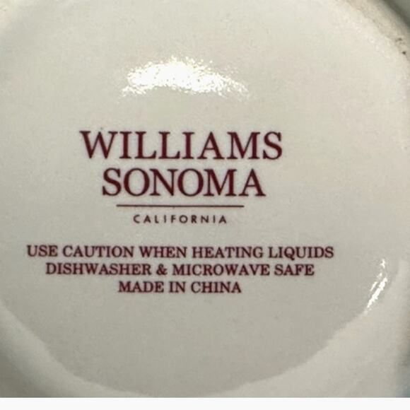 Williams Sonoma Large Christmas Winter Snowman Hot Chocolate Latte Mug - Picture 7 of 7